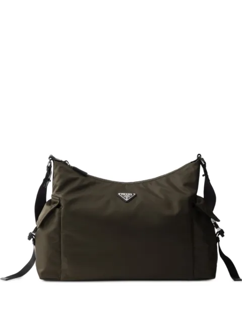Prada Explore Re-Nylon and leather bag Green 2VH204VOOO2DW3