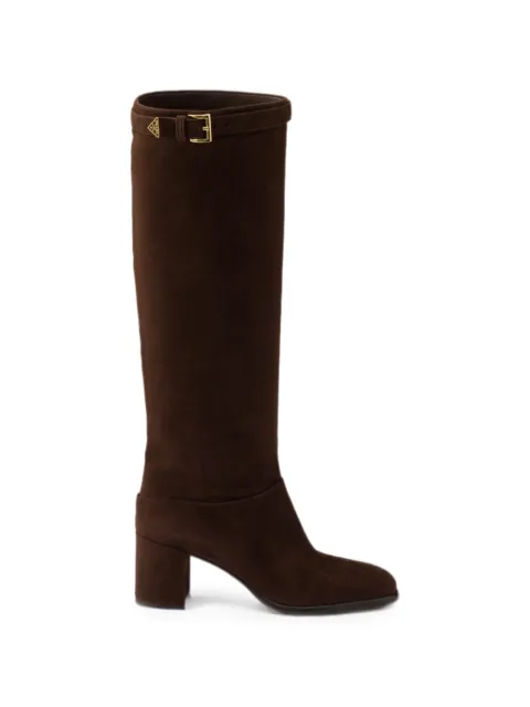 Prada suede boots Brown 1W678OF065008