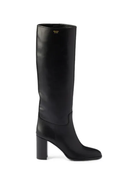 Prada leather boots Black 1W627OF0857V6