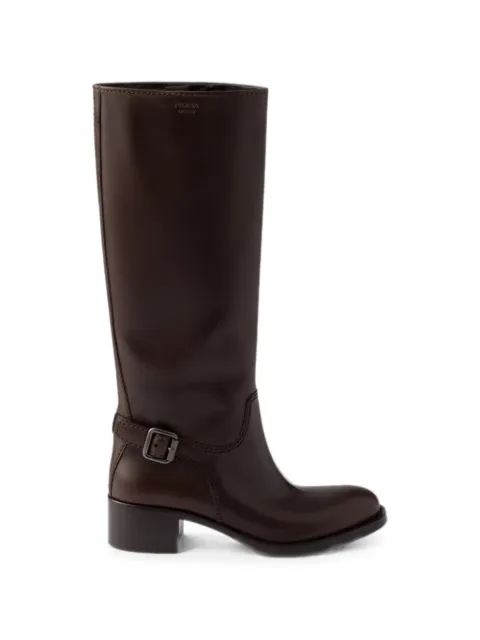 Prada leather boots Brown 1W625OF0403KDP