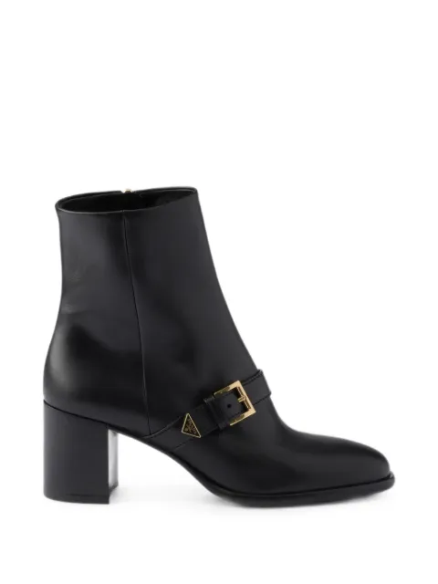 Prada leather booties Black 1T650OF065070