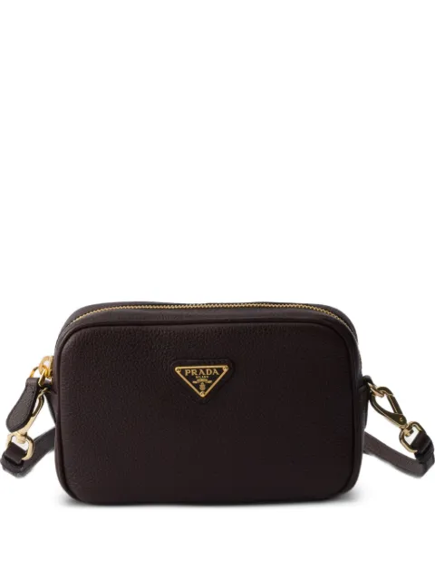 Prada leather mini-bag Brown 1NF0602DKV