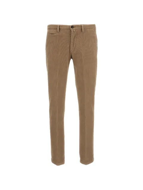Briglia 1949 corduroy tapered trousers Brown BG0540004453