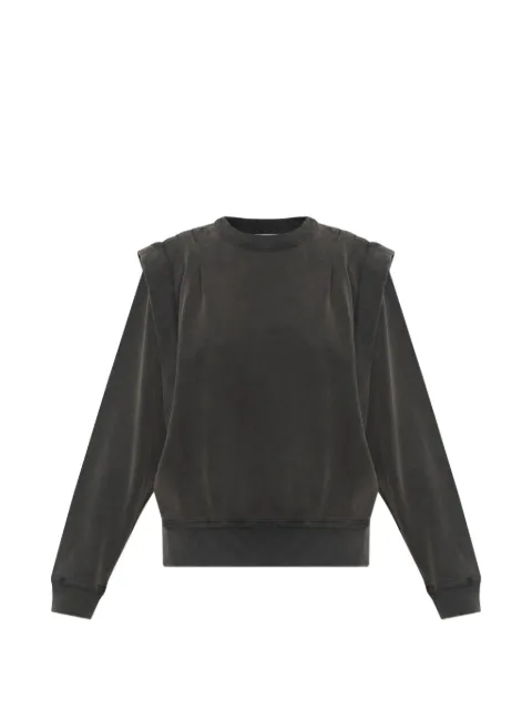 MARANT ÉTOILE Soldy pleated knit Grey SW0195FAD1M01E