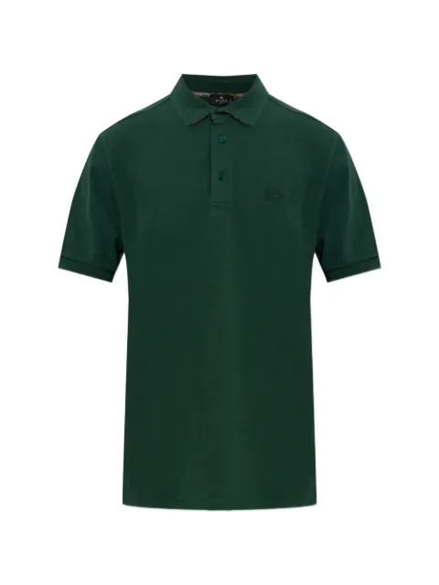 ETRO logo-embroidered polo shirt Green MRMD0006AU11X