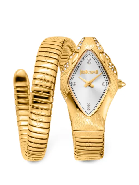 Just Cavalli Ferocious Snake 22mm watch Silver JC1L306M0035
