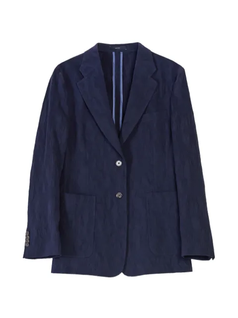 Paul Smith seersucker single-breasted suit jacket Blue W1R295JUV11232