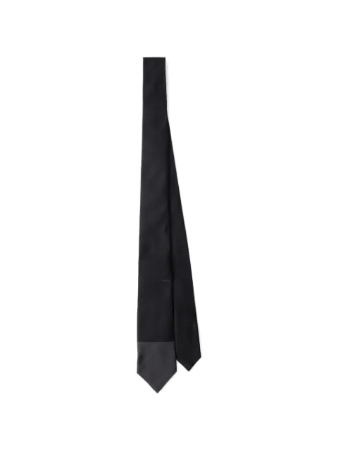 Prada silk tie Black UCR77S1416372