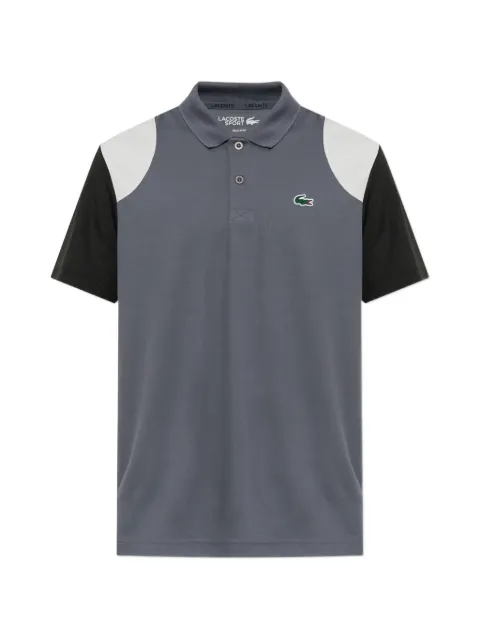Lacoste logo-patch polo shirt Grey DH6597