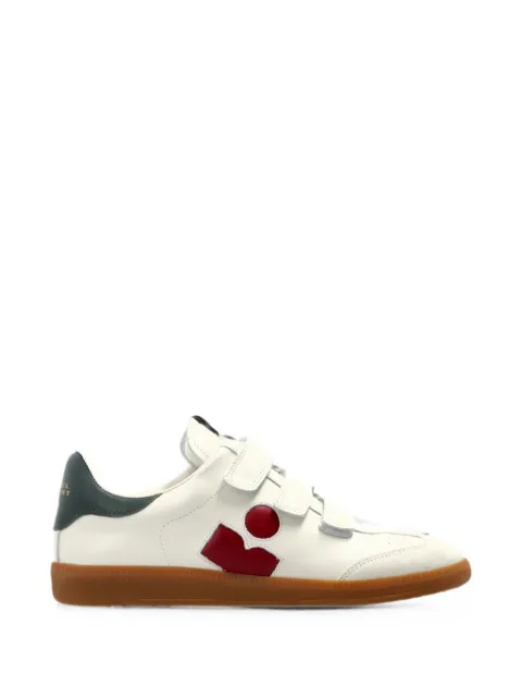 ISABEL MARANT Beth touch-strap sneakers Neutrals BK0013FAA4E11S