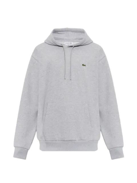 Lacoste logo-patch hoodie Grey SH88630