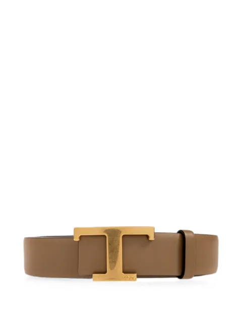 Tod's T Timeless leather belt Neutrals XCWTSB10100RBR0