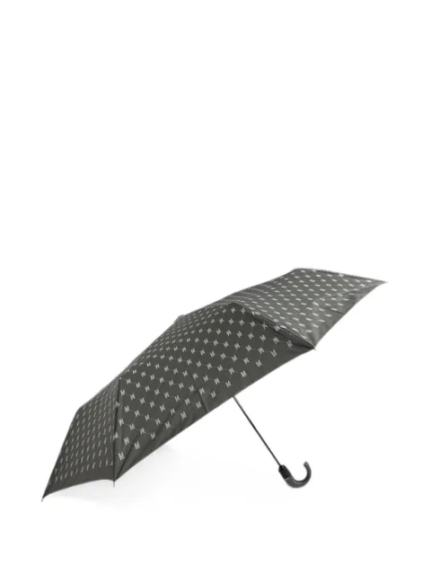 Moschino monogram-print folding umbrella Grey 8500TOPLESSL
