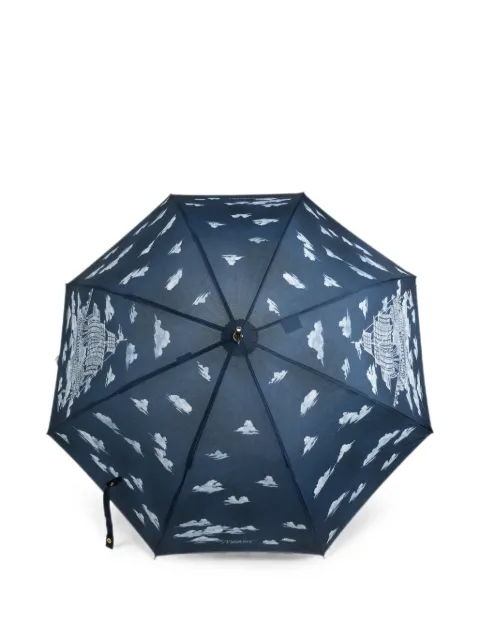 Moschino cloud-print umbrella Blue 905363AUTOA