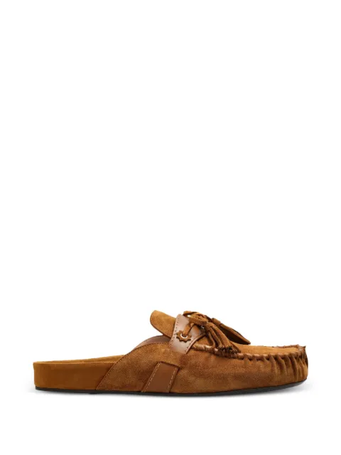 ISABEL MARANT Malvin tassel-detail mules Brown MC0039FAD3A38S