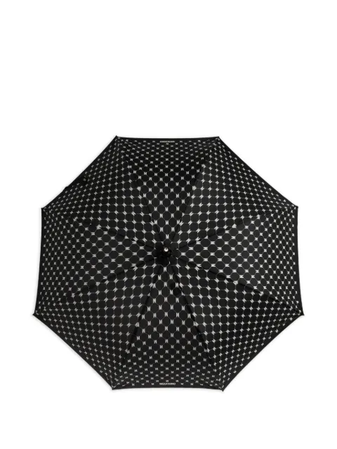 Moschino monogram-print umbrella Black 850067AUTOA
