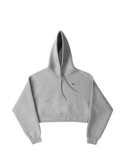 Lacoste logo-patch hoodie Grey SF8324