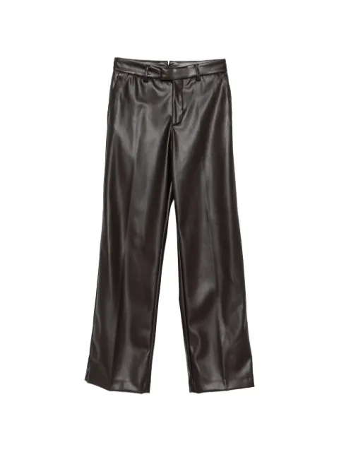 Berwich faux-leather wide-leg trousers Brown PATRIZIACN1934