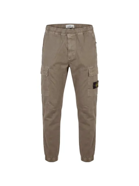Stone Island logo-patch cargo pants Green L2S153100033S00L1