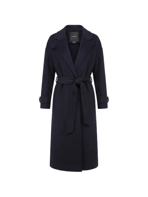 PINKO Casella belted coat Blue 107177A3FT