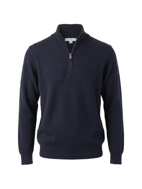 Malo half-zip cashmere sweater Blue UXC212F1B02