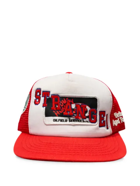 Better with Age Stranger embroidered trucker cap White BWA213