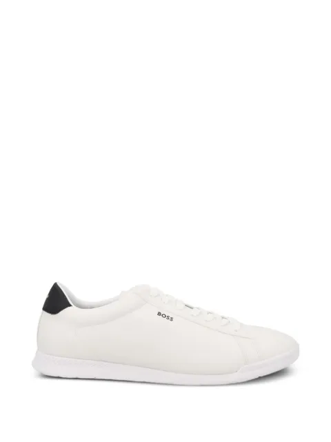 BOSS Nitan logo-print lace-up sneakers White 50568470