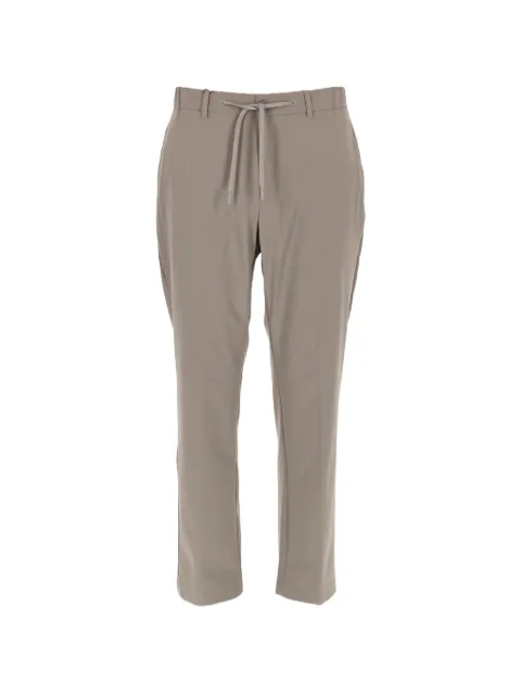 Herno drawstring belt-loops trousers Brown PT000162U12781S2600