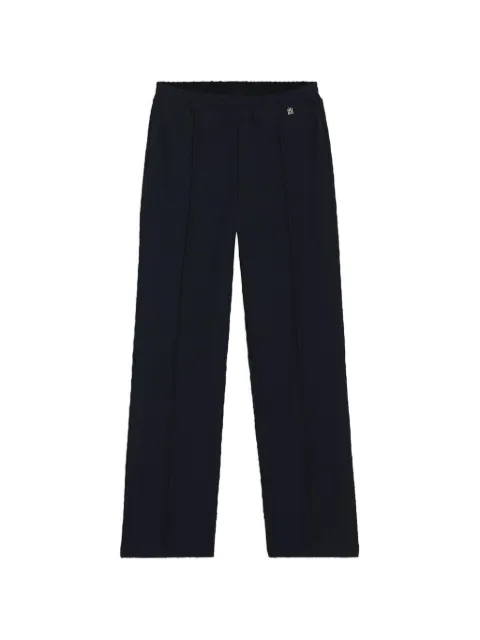 HUGO Nadrid straight-fit tracksuit bottoms in diamond jacquard Blue 50563141