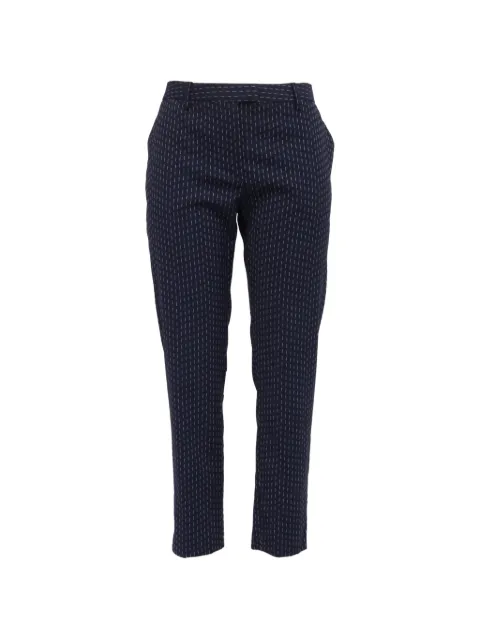 Altuzarra patterned cropped trousers Blue GILTPUUSCL761093W