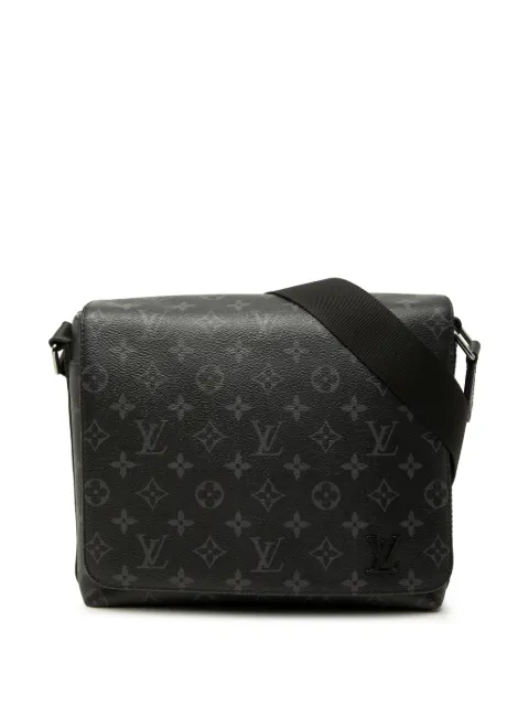 Louis Vuitton Pre-Owned 2021 Monogram Eclipse District PM crossbody bag Black OIFKU4VGR23AJPSS