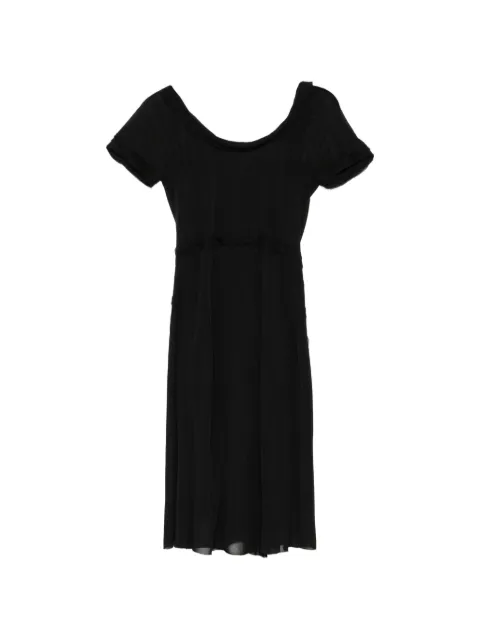 Marc Jacobs Vintage pleated midi dress Black CSVM9396