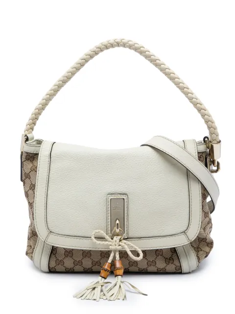 Gucci Pre-Owned 2016-2026 GG Canvas Bella Flap satchel Neutrals 79KMP73M5A485PLV