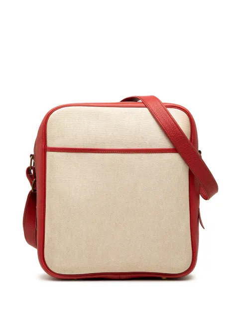 Hermès Pre-Owned 20th Century Toile and Clemence Victoria Messenger Bag crossbody bag Brown K964L0M7FDDUREUW