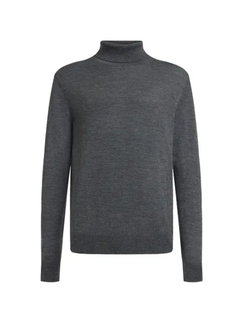 12 STOREEZ roll-neck merino sweater Grey 127544