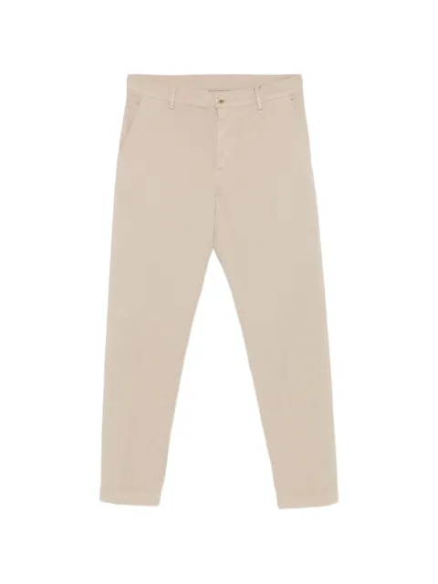 Canali twill slim-fit trousers Neutrals PT00417