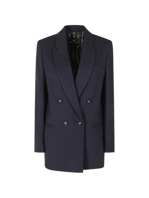 ETRO double-breasted blazer Blue WRCA010899TUB14099