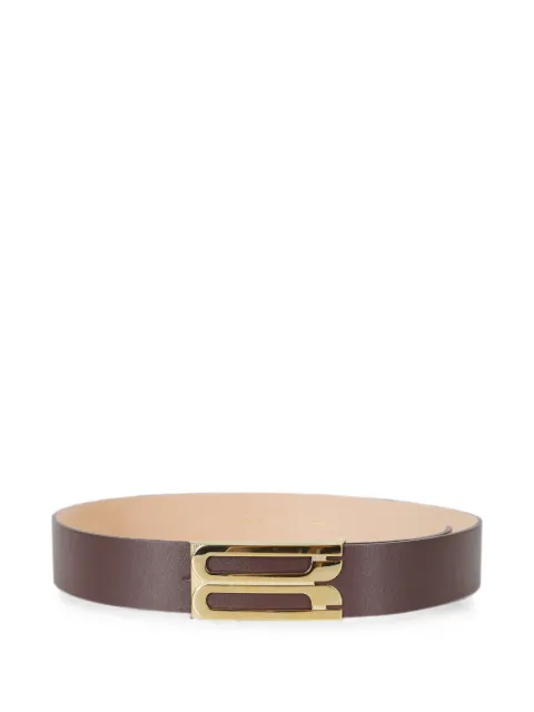 Victoria Beckham Dorian Frame buckle belt Brown 1424ABL005956A099