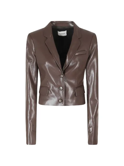 THE ANDAMANE Zefira button-fastening blazer Brown T203060ATNP152