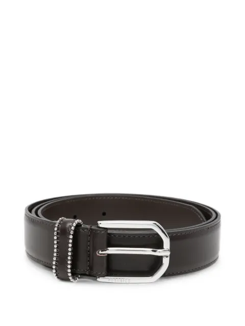 Peserico bead-embellished leather belt Brown S32612C0CC938