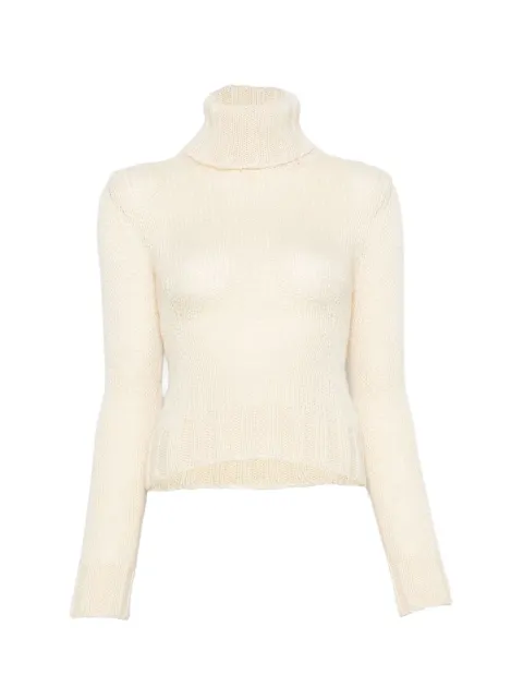 Dolce & Gabbana Pre-Owned 2000s turtleneck sweater Neutrals DG250CER