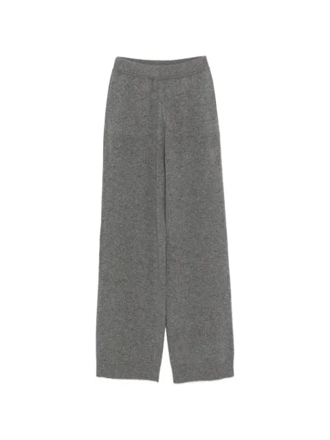 Malo cashmere wide-leg trousers Grey DXP087F1L21