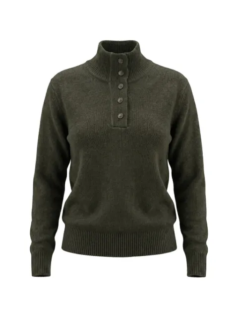 Nili Lotan Renata ribbed-knit button-up sweater Green 81212Y182