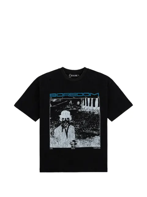 Boredom Kills graphic-print T-shirt Black BK031