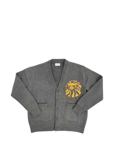 BAPE BLACK *A BATHING APE® V-neck cardigan Green BAPE046
