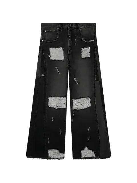 astrum Legacy distressed-effect jeans Black AHSS26AD01