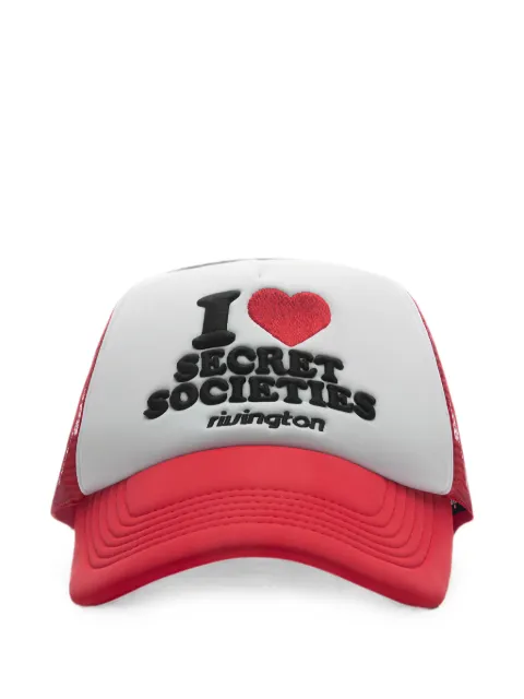 RRR123 Secret Societies trucker hat Red SECSHA96WTRD