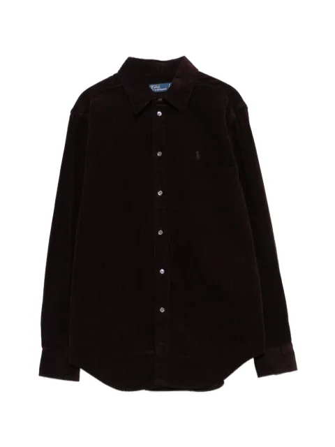 Polo Ralph Lauren corduroy long-sleeve shirt Purple 211A93203012