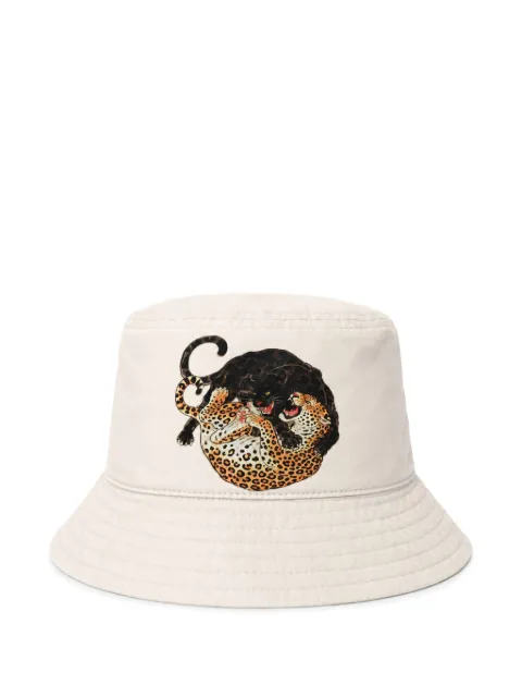 Melt graphic-print bucket hat White MSBUC5404