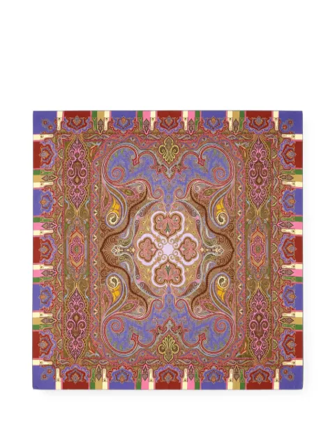 ETRO paisley-print scarf Purple WAYA0001AA050